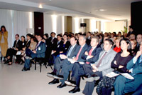 Asistentes al acto de bienvenida