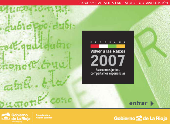 Programa Volver a las Ra&iacute;ces - VIII Edici&oacute;n 2007